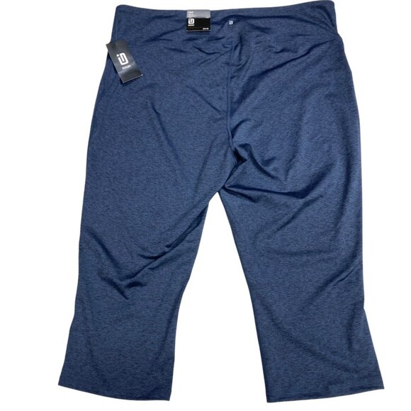 Ideology Crop Leggings, Size XXL, Blue, High Rise Front Pocket Flex Stretch, NEW - Picture 2 of 16